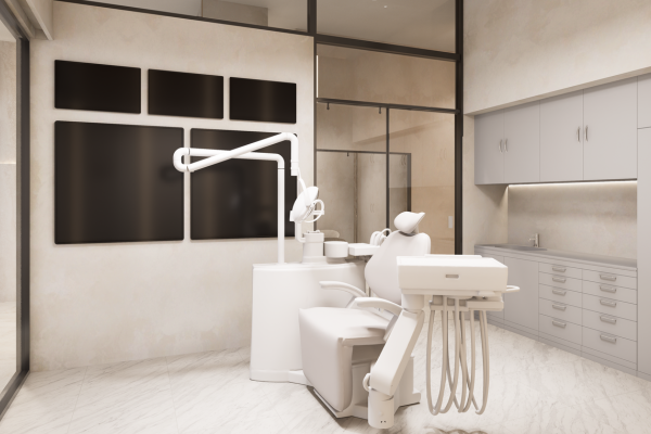 個室で落ち着いた診療空間